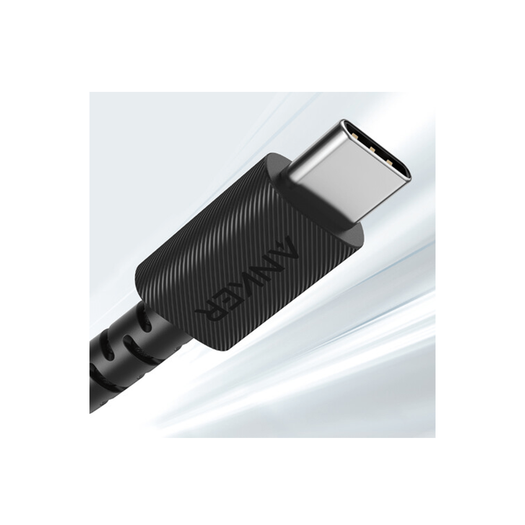 Anker Powerline Select+ USB-C To USB-C 2.0 Cable 6FT - Black in Qatar Anker Powerline Select+ USB-C To USB-C 2.0 Cable 6FT - Black in Qatar